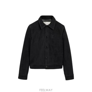 26 FW 아미 아미 드 쾨흐 스웨이드 레더 재킷 H26HJK243LH0059 TP456686978