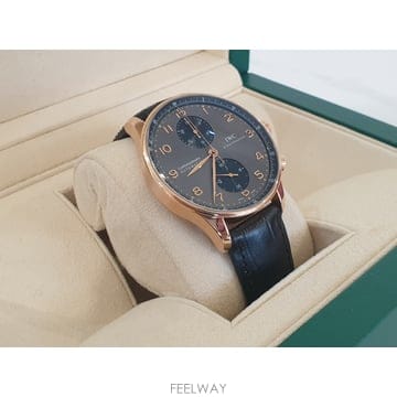 IWC 포르투기저 그레이다이얼 금통 IW371482