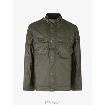 26 FW 바버 윈터 머튼 버클 칼라 로고 패치 재킷 MWX2601MWX099 TP459666196