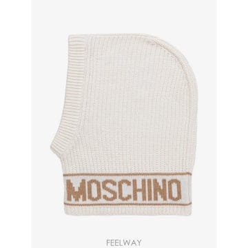 26 FW 모스키노 로고 장식 바라클라바 M313665414 TP458142590