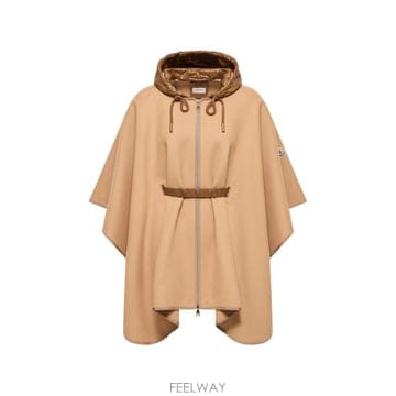몽클레어 패딩 케이프 블랙
