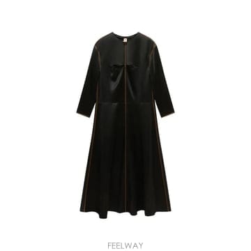 Marni 26 FW ������ ��� ��Ƽġ ���� ��ƾ ��Ҹ� �巹�� ABMA1593A1UTVA74 TP45553392526 FW ������ ��� ��Ƽġ ���� ��ƾ ��Ҹ� �巹�� ABMA1