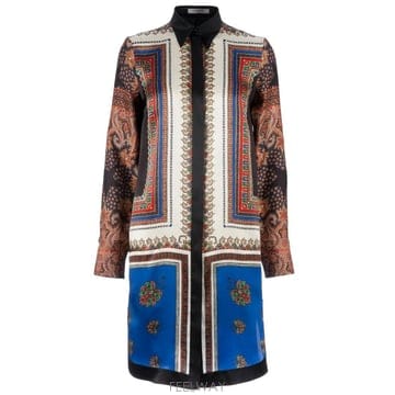 Givenchy 26 FW ����� scarf print shirt dress 13P2094355 TP45964678926 FW ����� scarf print shirt dress 13P2094355 TP4596