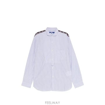 26 FW 준야 와타나베 스트라이프 패널 셔츠 WRB012051 TP459385083