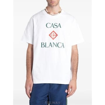 CASABLANCA 26 FW ī�����ī ���̾Ƹ�� �ΰ� Ƽ���� MPF26JTS00120CASABLANCASTACKEDLOGO26 FW ī�����ī ���̾Ƹ�� �ΰ� Ƽ���� MPF26JTS00120C