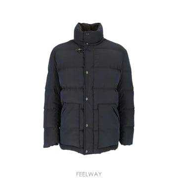 FAY 26 FW ���� high neck quilted down jacket NAM32530380ZIL TP459426 FW ���� high neck quilted down jacket NAM32530380ZI