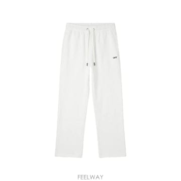 26 FW 오프화이트 Diagonals print drawstring track pants 44OWOS26B