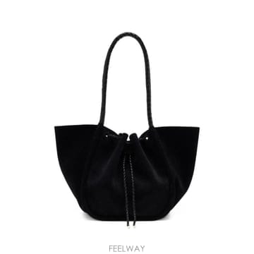 Proenza Schouler 26 FW ���ο��ڽ��� large Ruched leather tote bag HB263142C548P TP426 FW ���ο��ڽ��� large Ruched leather tote bag HB263