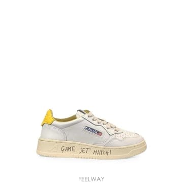 26 FW 오트리 메달리스트 퍼포레이티드 레더 스니커즈 AULWML07 TP458138167