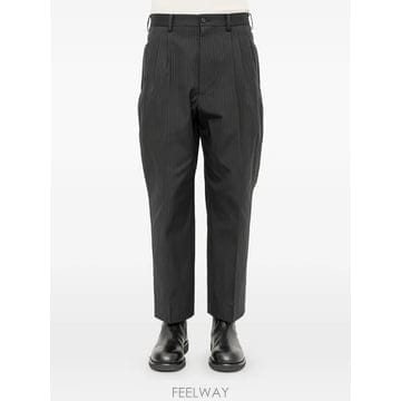 26 FW 꼼데가르송 옴므 핀스트라이프 패턴 플리츠 팬츠 HQP031 TP459635494