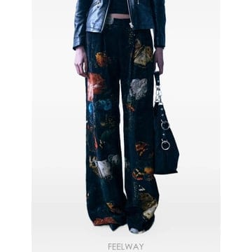 R13 26 FW R13 double pleat flared trousers R13WR782R962A TP4596326 FW R13 double pleat flared trousers R13WR782R962A T