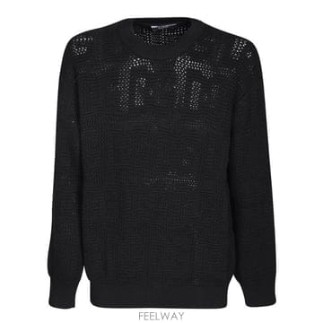 (해외배송) 돌체앤가바나 Dolce Gabbana 로고 자카드 드롭 숄더 점퍼 GXQ47TJCVJ0
