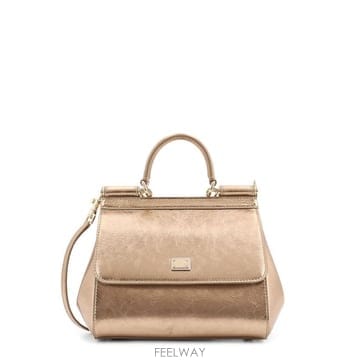 (해외배송) 돌체앤가바나 Dolce Gabbana 시실리 로고 플라크 핸드백 BB6003BO855