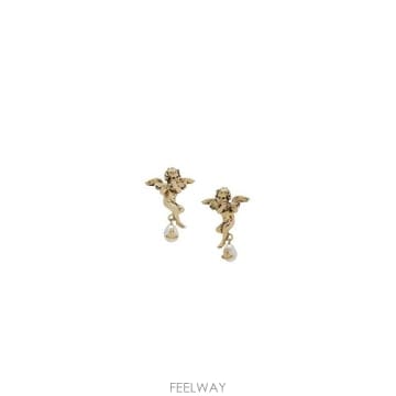 (해외배송) 비비안웨스트우드 비비안 웨스트우드 델라 하트 드롭 이어링 6203009L02