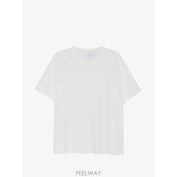 26 FW 루드 로고 자수 래글런 소매 티셔츠 RHFW26TT19012 TP459429197