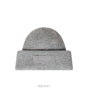 (해외배송) 쟈크뮈스 Jacquemus 로고 패치 골지 비니 246AC6665217