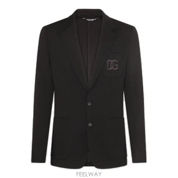 (해외배송) 돌체앤가바나 Dolce Gabbana DG 자수 싱글 브레스티드 재킷 G2PT9ZFUGP0
