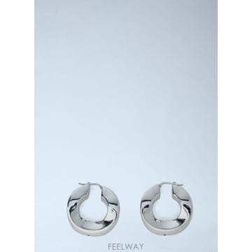 (해외배송) 질샌더 질 샌더 버클 잠금 후프 귀걸이 J11VG0342P7008