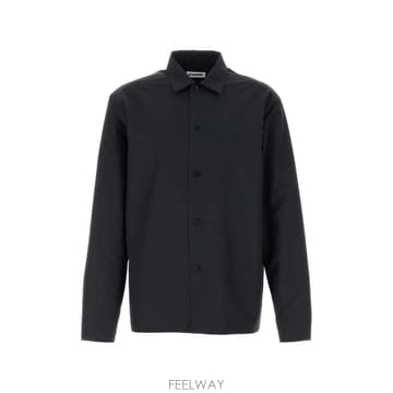 26 FW 질샌더 박시 핏 긴소매 발수 재활용 폴리에스테르 셔츠 J22DL0395J74276 TP455348
