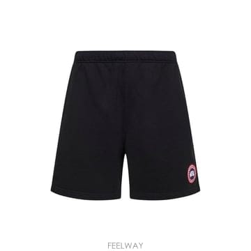 (해외배송) 캐나다구스 캐나다 구스 로고 패치 드로스트링 반바지 1542M0
