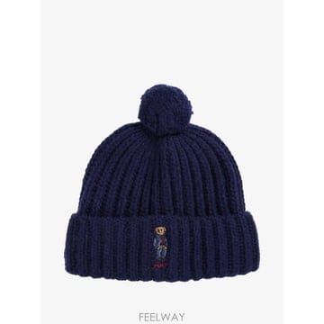 26 FW 폴로 랄프로렌 폴로 베어 골지 폼폼 비니 455931876003 TP459607261