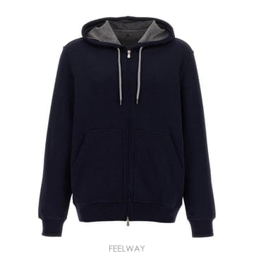 (해외배송) 브루넬로 쿠치넬리 Brunello Cucinelli 집업 드로스트링 후디 MM8319069G