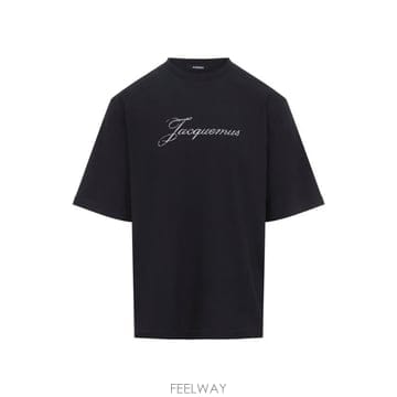 (해외배송) 쟈크뮈스 Jacquemus 로고 프린트 크루넥 티셔츠 TSM00639AJ00289