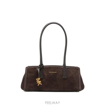 26 FW Michael Michael Kors 라일라 스웨이드 로고 장식 숄더 백 30T6A91T0S TP