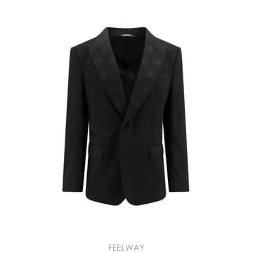 (해외배송) 돌체앤가바나 Dolce Gabbana DG 자카드 싱글 브레스티드 재킷 G2RQ2TFJBAK