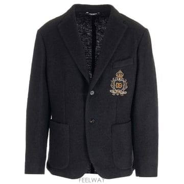 (해외배송) 돌체앤가바나 Dolce Gabbana 로고 자수 테일러드 블레이저 G2RC3ZGF149