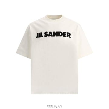 (해외배송) 질샌더 Jil Sander 로고 프린트 크루넥 티셔츠 J21GC0001J45047
