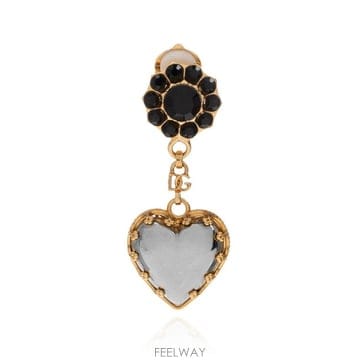(해외배송) 돌체앤가바나 Dolce Gabbana Sacro Cuore 하트 드롭 이어링 WES8S2W111