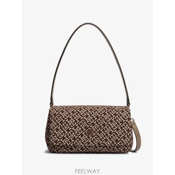 26 FW 타미힐피거 monogram pattern shoulder bag AW0AW19007 TP45962