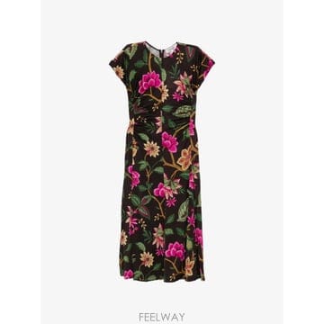 Diane Von furstenberg 26 FW ���̾غ��۽��ٹ��� ���� �÷η� ����Ʈ �ָ� �巹�� D483AHAWSO TP45813710626 FW ���̾غ��۽��ٹ��� ���� �÷η� ����Ʈ �ָ� ��