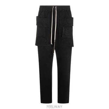 (해외배송) 릭오웬스 Rick Owens DRKSHDW 드로스트링 팬츠 DU02F6376RIG