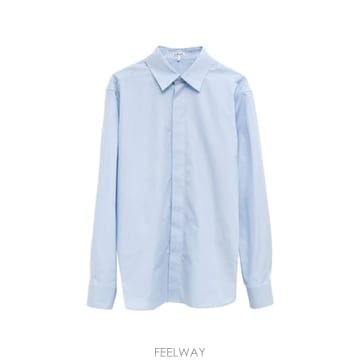 인더샵 LOEWE 로에베 블루 셔츠