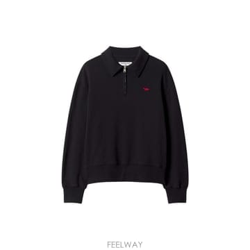 인더샵 Maison Kitsune 메종키츠네 블랙 폴로 셔츠