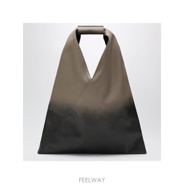 인더샵 MM6 Maison Margiela MM6 메종 마르지엘라 베이지 블랙 토트백