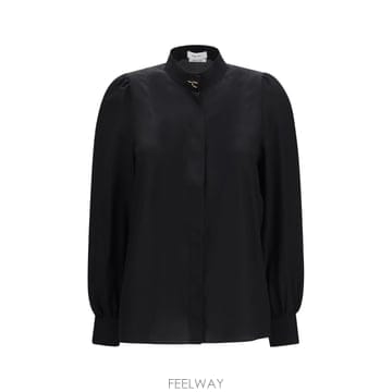 인더샵 Alexander McQUEEN 알렉산더 맥퀸 블랙 셔츠   블라우스