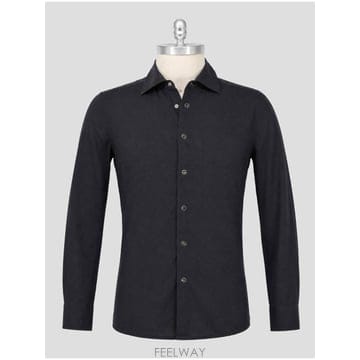 인더샵 Kiton 키톤 블랙 셔츠