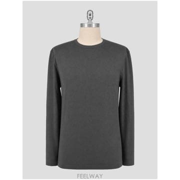 인더샵 Kiton 키톤 그레이 롱슬리브 탑