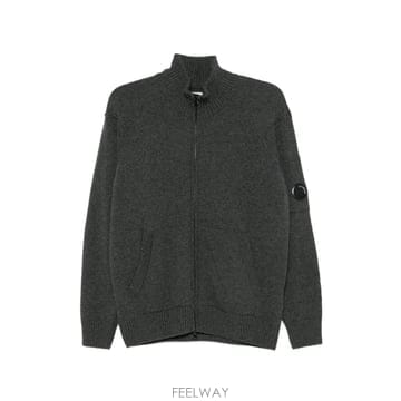 당일배송 CP컴퍼니 렌즈 집업 스웨터