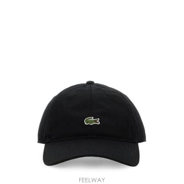 26FW 라코스테 오가닉 코튼 트윌 캡 RK0491 031 BLACK