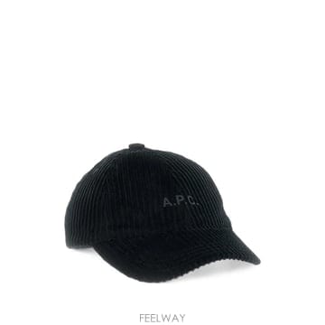 당일배송 아페쎄 로고 자수 코듀로이 베이스볼 캡 모자