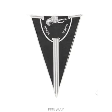 FENDI ���Ϲ�� ��� equestrian print triangular scarf���Ϲ�� ��� equestrian print triangular scarf