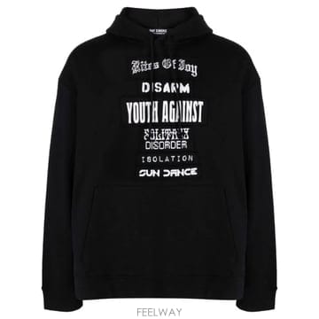 당일배송 라프시몬스 패치 디테일 후디