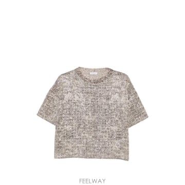 Brunello Cucinelli ���Ϲ�� ���ڷ� ��ġ�ڸ� ���� ũ��Ŭ�� �ڼ� ����� �� �� Ƽ�������Ϲ�� ���ڷ� ��ġ�ڸ� ���� ũ��Ŭ�� �ڼ� �����