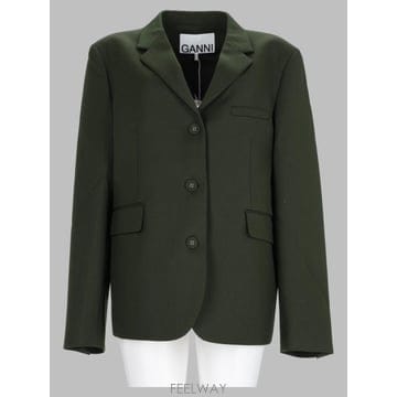GANNI 26FW ���� ������ A1020117 851 GREEN26FW ���� ������ A1020117 851 GREEN