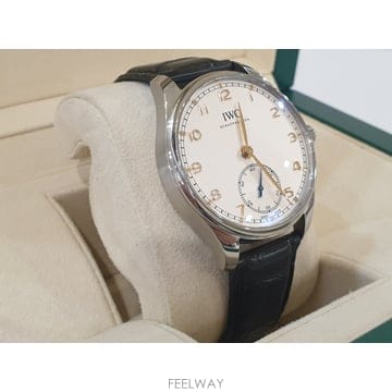IWC 포르투기저 스몰세컨즈 시스루백 IW358303
