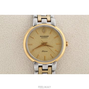 스위스 산도즈 Sandoz Diana 다이애나 여성용 쿼츠 Ref. 2204-2898